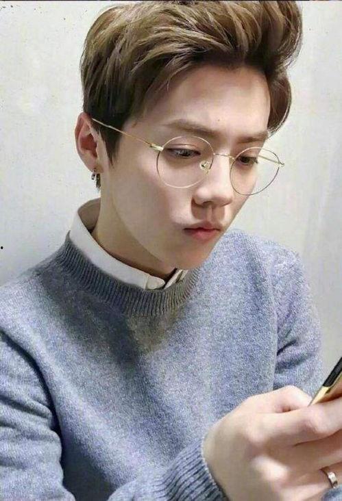 眼镜明星图片,眼镜下的明星风采